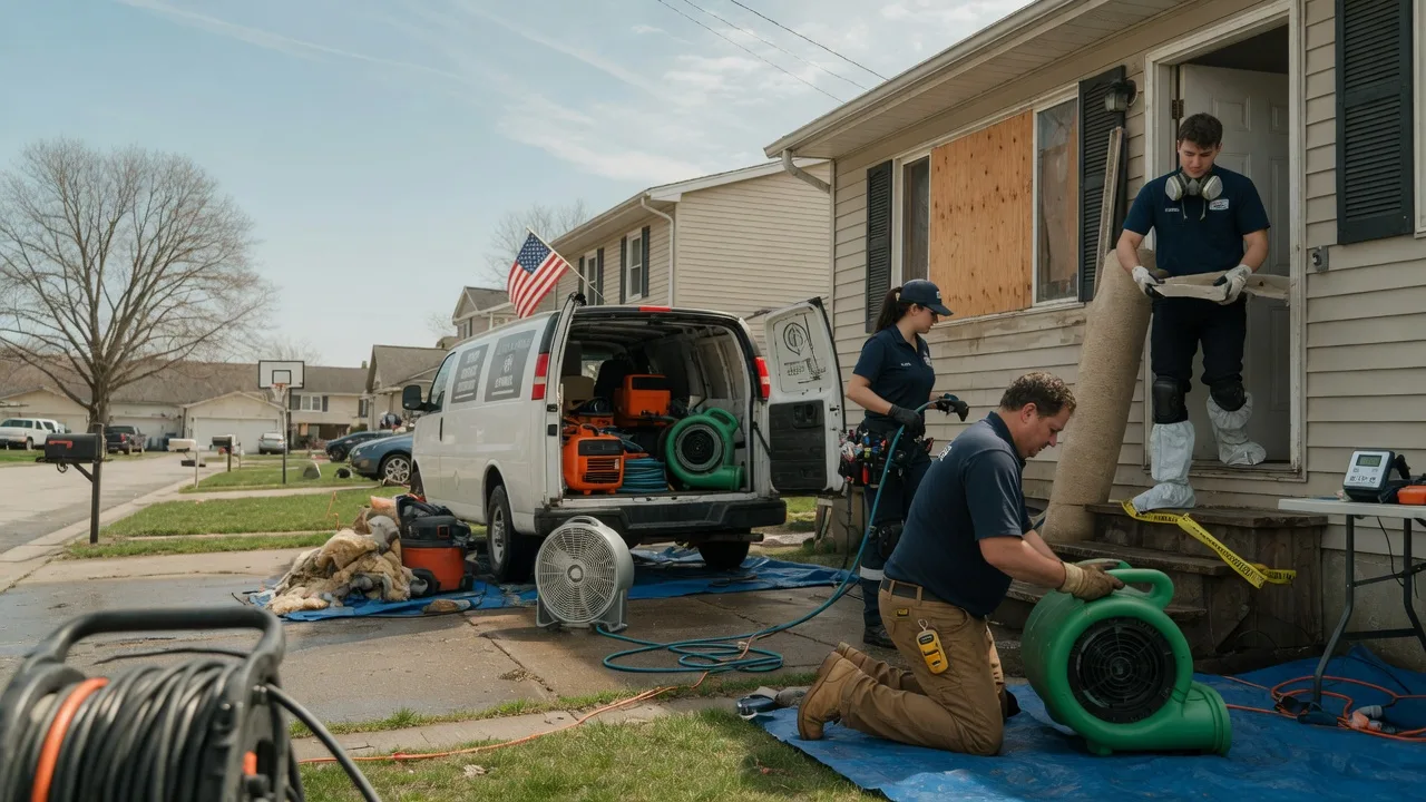 Water Damage Restoration in Unionville, IN near me